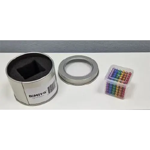 Magnetic balls 5mm rainbow color, photo 2 of 2