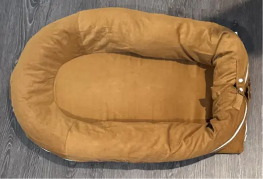 Joolz Recalls Aer2 Car Seat Adapters for Strollers Due to Risk of Serious Injury or Death from Suffocation and Fall Hazards; Violates Mandatory Standard for Infant Sleep Products: Recalled CooCooBaby Deluxe Lounger – golden brown, photo 1 of 4