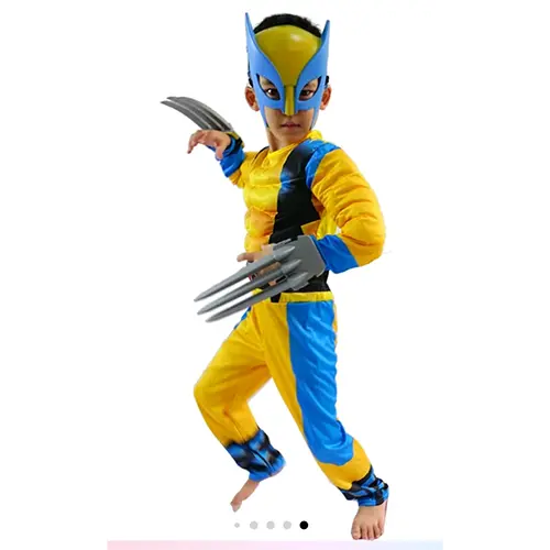 Costume de performance du film Marvel Wolverine pour enfants, photo 2 of 4