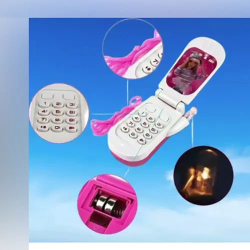 Jouet de téléphone portable brillant pour enfants, musique électronique, photo 1 of 3
