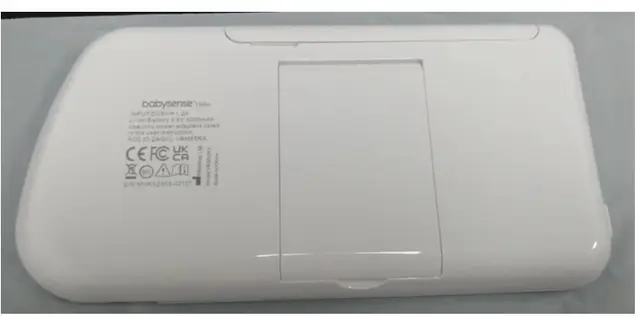 Babysense Max View Baby Monitors Recalled Due to Fire Hazard; Manufactured by Hisense: Recalled Babysense Max View 5.5" Baby Monitor display/parent unit - back view, photo 2 of 3