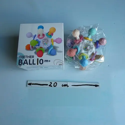 Jouet Dentition Bebe Balle Pour Naissance 0-3 Mois, teether ball, photo 3 of 3