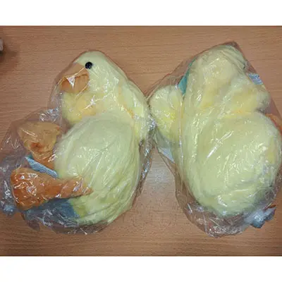 Jouet en peluche canard moelleux de 30 cm, photo 3 of 4