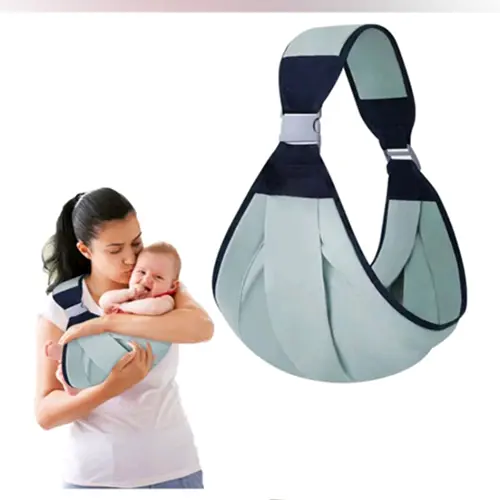 Sac à dos écharpe de transport de bébé, échape de transport de nourssissons multifonctionnelle, photo 1 of 4