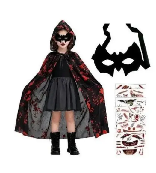 Halloween Cape with Hood Child