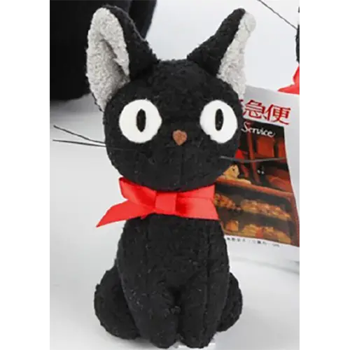 PORTE CLE PELUCHE JIJI CHAT NOIR ASSIS KIKI LA PETITE 3 SORCIERE, photo 1 of 2