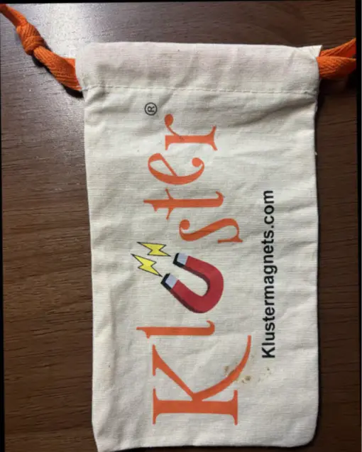 Stoney Games Recalls Kluster Magnet Chess Games Due to Risk of Serious Injury or Death from Magnet Ingestion; Violates Mandatory Standard for Toys: Recalled Kluster Fun Tabletop Magnet Chess Game (Sold in White Pouch), photo 1 of 3