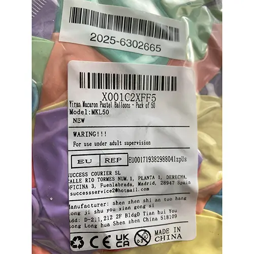 Macaron Pastel Balloons - Pack of 50, photo 2 of 2