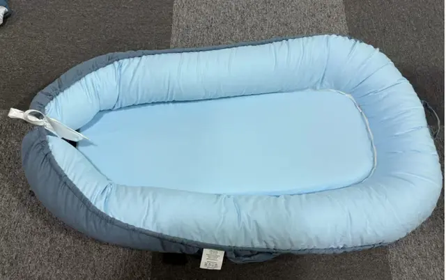 TADAKAZU Baby Loungers Recalled Due to Risk of Serious Injury or Death from Suffocation, Fall and Entrapment Hazards; Violations of Federal Standard for Infant Sleep Products; Sold on Amazon: Recalled TADAKAZU Baby Lounger (Blue), photo 4 of 4