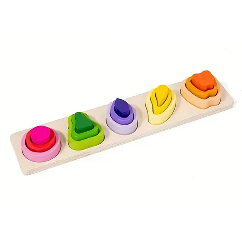 Geometric Shapes Wooden Sorter