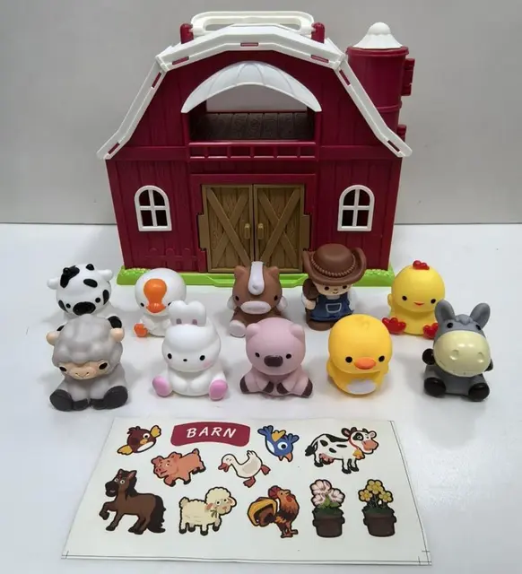 KMUYSL Big Red Barn Farm Animal Playsets Recalled Due to Risk of Serious Injury or Death from Choking; Violates Small Parts Ban; Sold on Amazon by MISSJUNE: Recalled KMUYSL-Big Red Barn Farm Animal Playset, photo 1 of 3