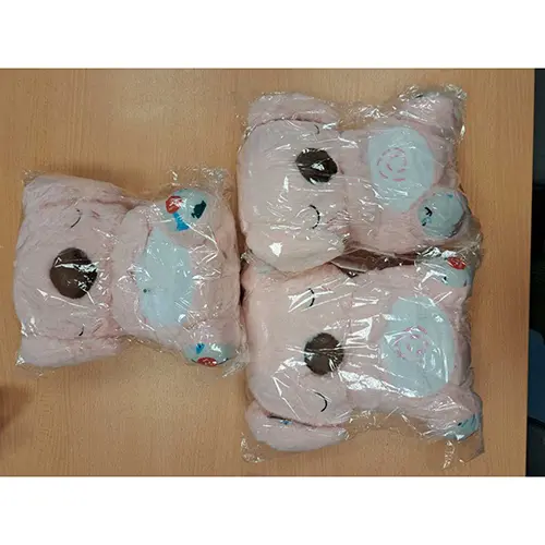 Ours en peluche Teddy respirant rose, photo 2 of 3