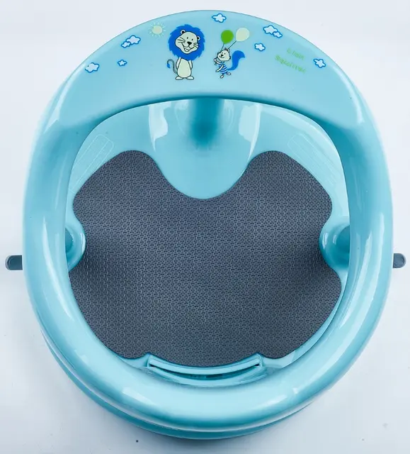 Superb Sports Baby Bath Seats Recalled Due to Risk of Serious Injury or Death to Babies from Drowning Hazard; Violation of Federal Regulation for Infant Bath Seats; Sold on Amazon.com by DualOranges Store: Recalled Superb Sports baby bath seat – light blue (top view), photo 2 of 2