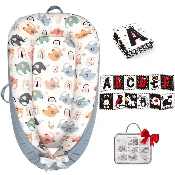 LXDHSTRA Baby Loungers and Crib Bumpers Recalled Due to Risk of Serious Injury or Death from Suffocation and Fall Hazards; Violates Federal Standard for Infant Sleep Products and Federal Crib Bumper Ban; Sold on Amazon: Recalled LXDSTRA Baby Lounger - Big Elephant, photo 4 of 4