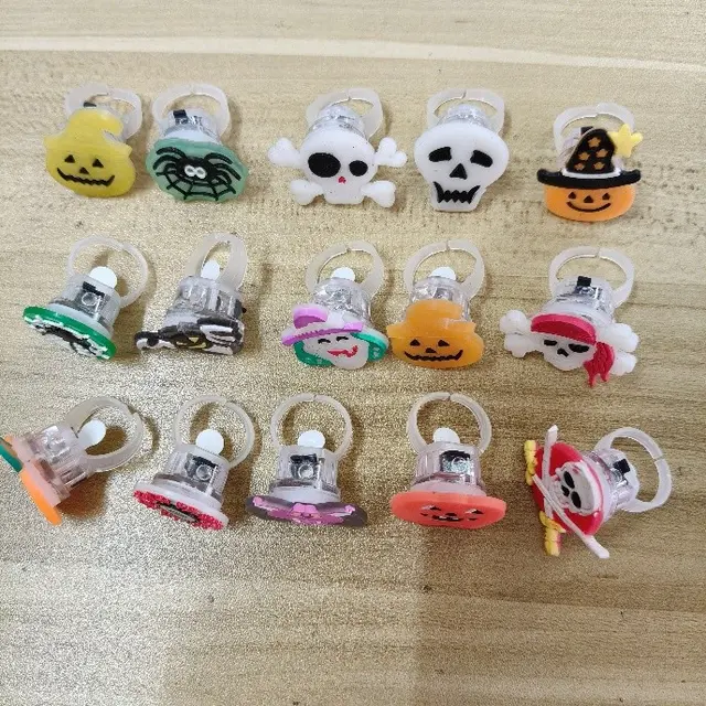 Gavoyeat Halloween Light-Up Rings Recalled Due to Risk of Serious Injury or Death from Battery Ingestion Hazard; Violates Mandatory Standard for Toys; Sold on Amazon by CSZWEICD: Recalled Gavoyeat Halloween Light-Up Rings Party Favors, photo 2 of 3
