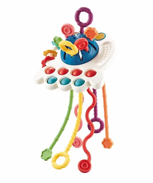 AiTuiTui Pull String Teething Toys Recalled Due to Risk of Serious Injury or Death from Choking; Violate Mandatory Standard for Toys; Sold on Amazon by Vanfun: Recalled Teether Toy – Blue, photo 2 of 2