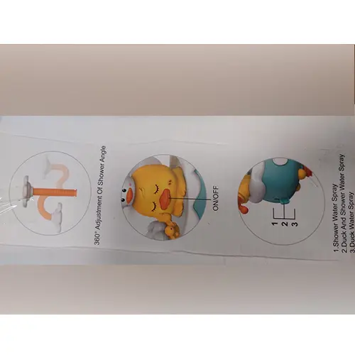 Jouet de bain pour bébé, modèle de canard nuages, jeu d'eau de natation mignon, photo 2 of 4