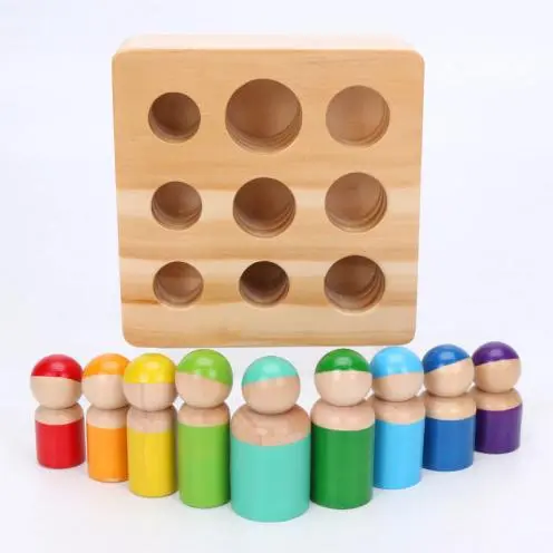 Xylolin Peg Doll Toy Sets Recalled Due to Risk of Serious Injury or Death from Choking Hazard; Violation of Federal Regulations for Toys; Sold Exclusively on Amazon.com by Babywants: Recalled Xylolin peg dolls and pedestal toy set, photo 1 of 3