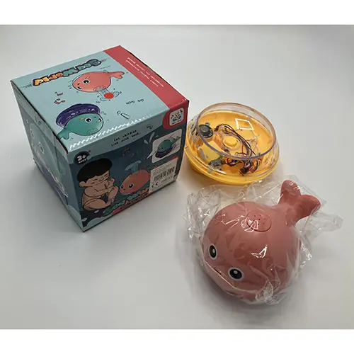 Spray bath toy, whale, with base, photo 1 of 3