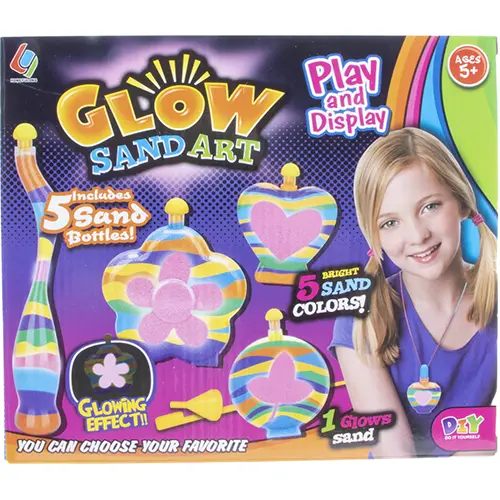 Glow sand Art