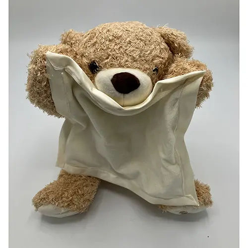 Electric plush toy, brown bear, photo 1 of 2