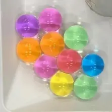 5000pcs/bag Crystal Soil Hydrogel Polymer Water Beads Flower Wedding Decoration Growing Water Balls, photo 1 of 2