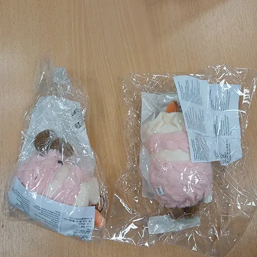 Jouet en peluche en forme de gâteau mignon, 1 unité, décoration de gâteau mignon pour sacs et clés, photo 2 of 4