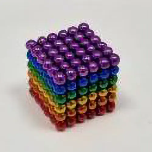 Magnetic balls 5mm rainbow color, photo 1 of 2