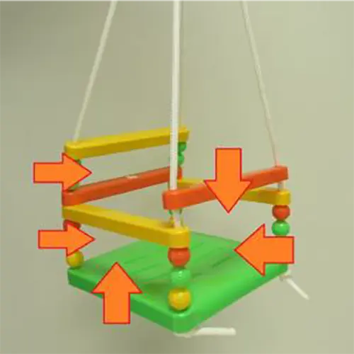 Children's swing, photo 2 of 3