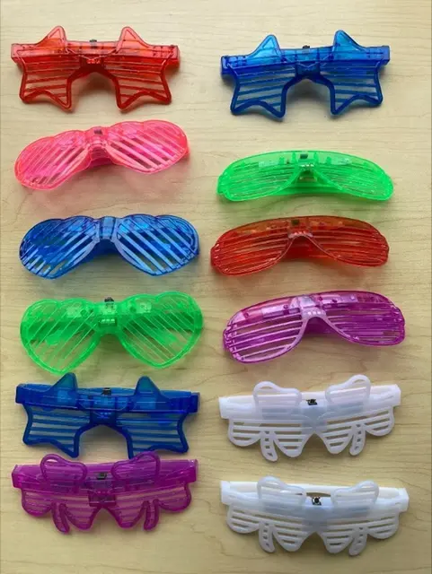 SNLN Party Supply Toys Recalled Due to Ingestion Hazard; Risk of Serious Injury or Death; Federal Toy Standard Violation; Sold Exclusively on Amazon by Yiwu Dixikeji Douxiangongsi: Recalled SNLN Party Supply Toys with Light-Up Party Glasses, photo 2 of 4