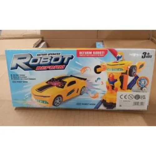 Battery-Operated Robot Deform Toy Car