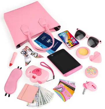 Meaicezli Play Purse Sets Recalled Due to Risk of Serious Injury or Death from Battery Ingestion; Violates Mandatory Standard for Toys; Sold on Amazon by Angeer-US: Recalled Meaicezli Play Purse Set, photo 2 of 4