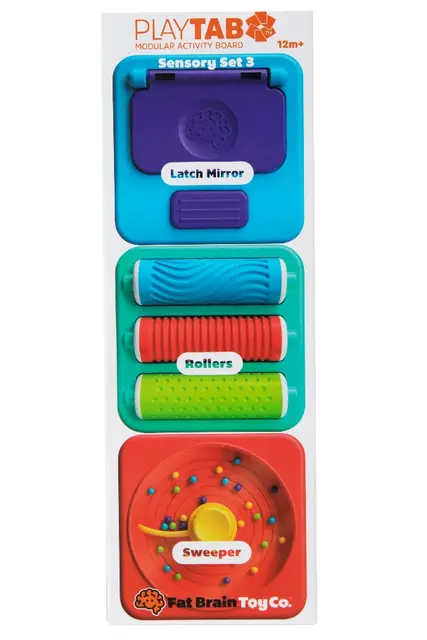 Fat Brain Recalls Rollers Tile Toys Used in PlayTab Modular Activity Boards Due to Magnet Ingestion Hazard; Risk of Serious Injury or Death; Violation of Federal Regulations for Toy Magnets: Recalled Rollers Tile included in PlayTab Sensory Set 3, photo 2 of 2