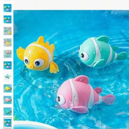 Jouets de bain Poissons clowns nageant x3, photo 1 of 2