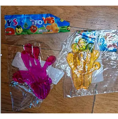 5 pcs Party Favors Supplies Sticky Hands Slap Squishy Toy Play Pinata Fillers Cadeau D'anniversaire, photo 1 of 3
