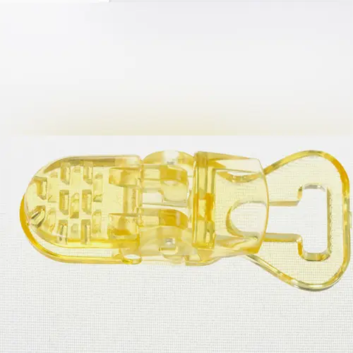 Clip attache tetine Jaune en plastique, photo 3 of 3
