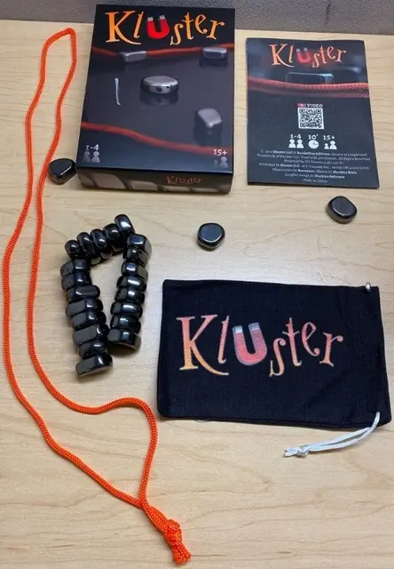 Stoney Games Recalls Kluster Magnet Chess Games Due to Risk of Serious Injury or Death from Magnet Ingestion; Violates Mandatory Standard for Toys: Recalled Kluster Fun Tabletop Magnet Chess Game (Game Contents Sold in Black Box), photo 3 of 3