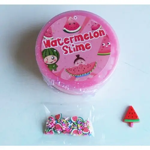 Pastèque snow Fizz Slime Fluffy Slime pour enfants- Cadeau de fête pour filles et garçons, photo 2 of 4