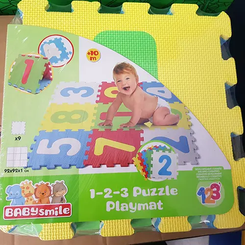 1-2-3 PUZZLE PLAYMAT, photo 1 of 2