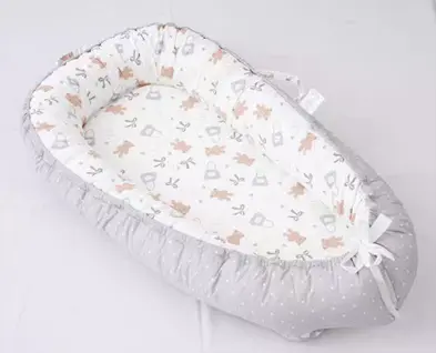 Alinux Baby Loungers Recalled Due to Risk of Serious Injury or Death from Entrapment and Fall Hazards; Violates Mandatory Standard for Infant Sleep Products; Sold on Amazon by Winkids: Recalled Alinux Baby Lounger in Grey, photo 3 of 4