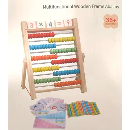 Multifunction Wooden Frame Abacus Toy, photo 2 of 2