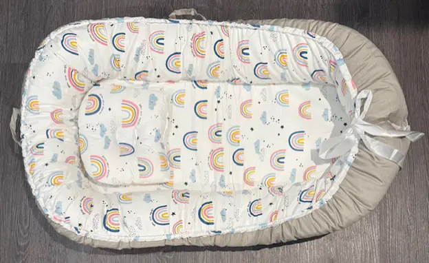 HappyGira Recalls Sweetie Baby and Style Life Eleven Baby Loungers Due to Risk of Serious Injury or Death from Suffocation and Fall Hazards; Violates Mandatory Standard for Infant Sleep Products: Recalled Sweetie Baby Lounger, photo 3 of 4