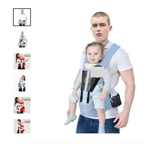 Porte bébé ergonomique sac à dos infantile bébé hipseat transporteur face avant, photo 3 of 3