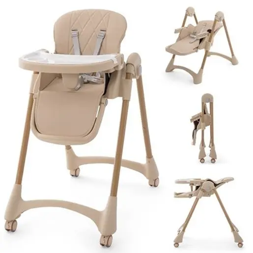 Convertible High Chairs Recalled Due to Risk of Serious Injury or Death from Fall and Entrapment Hazards; Violate Mandatory Standard for High Chairs; Sold on Amazon by Rotinyard: Recalled High Chair in different modes, photo 1 of 2