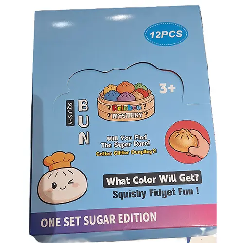 Squishy BUN, Rainbow MYSTERY, ONE SET SUGAR EDITION, photo 2 of 3