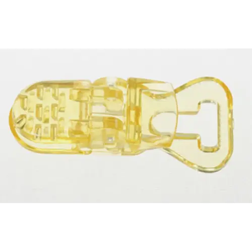Clip attache tetine Jaune en plastique, photo 1 of 3