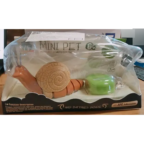 Mini Pet Remote Control Snail Toy